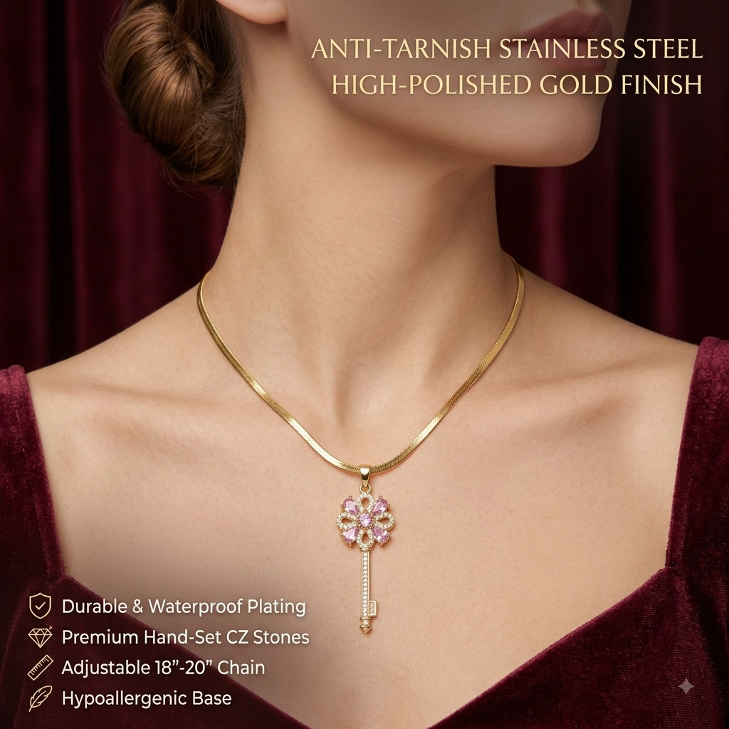 Key Pendant Necklace